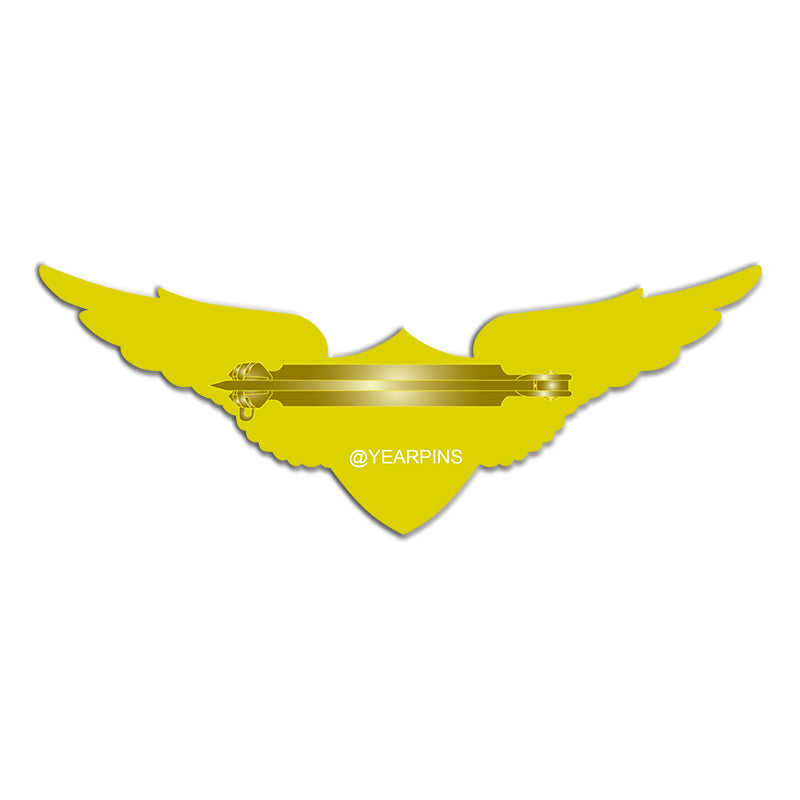 Custom 3D metal pilot badge 2.5inch