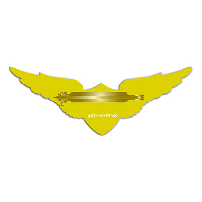 Custom 3D metal pilot badge 2.5inch