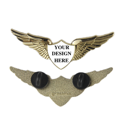 Custom 3D metal pilot badge 2.5inch