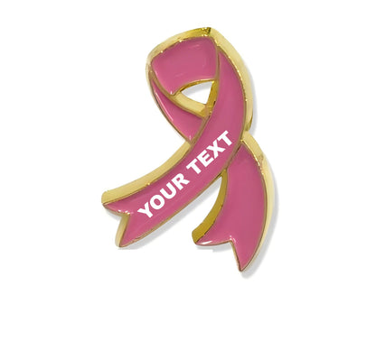 Custom Ribbon Pin with Your Logo