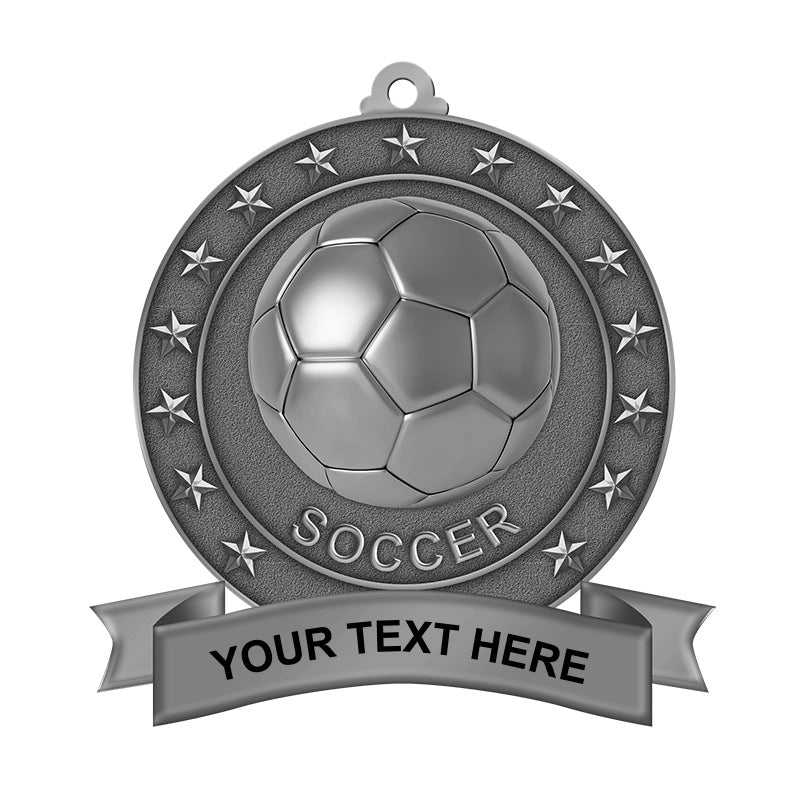 football medals -silver