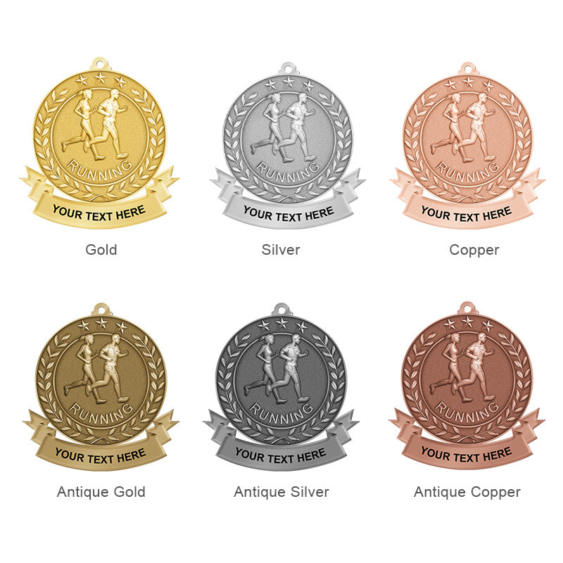 Running Medals Collection - laurel wreath