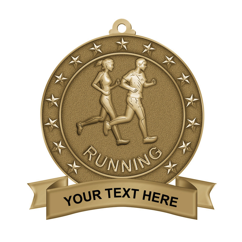 athletic medal - gold