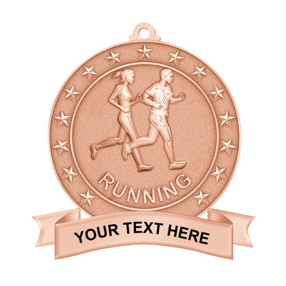 marathon medal - copper