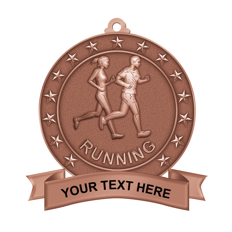 medals for running - copper