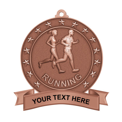 medals for running - copper