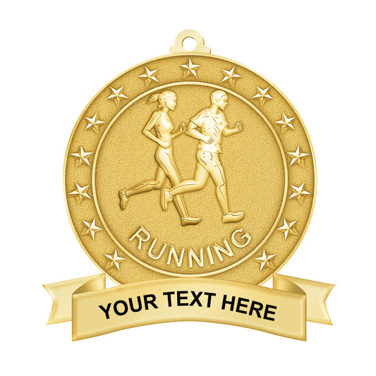 5k run medals - gold