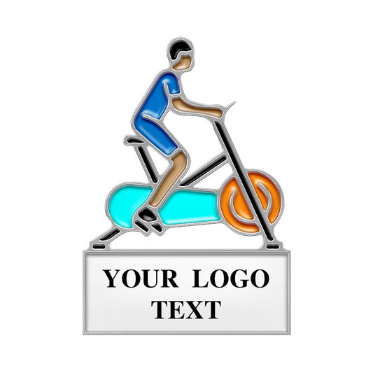 custom cycle club pin