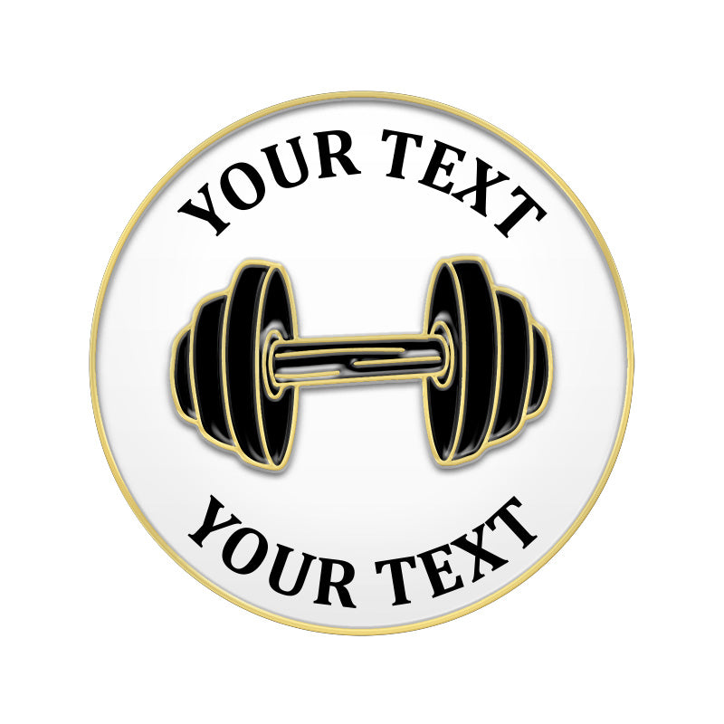 dumbbell club pin for gym