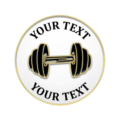 dumbbell club pin for gym