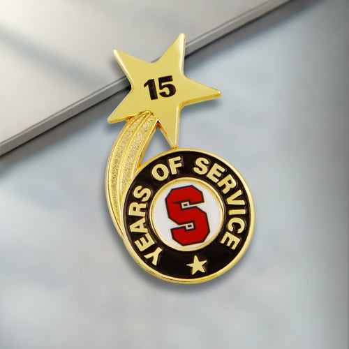 Years of Service Pins - gold