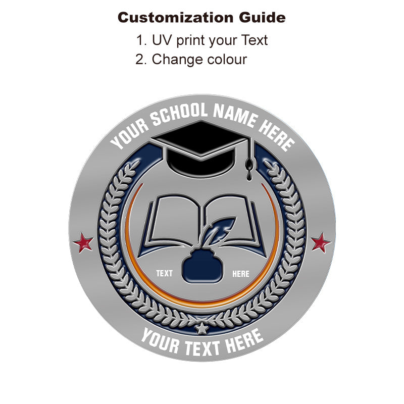 Award Pins for Students Silver