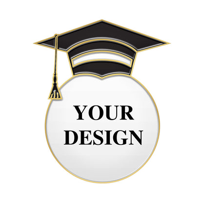 Graduation Cap Pin Plating Gold