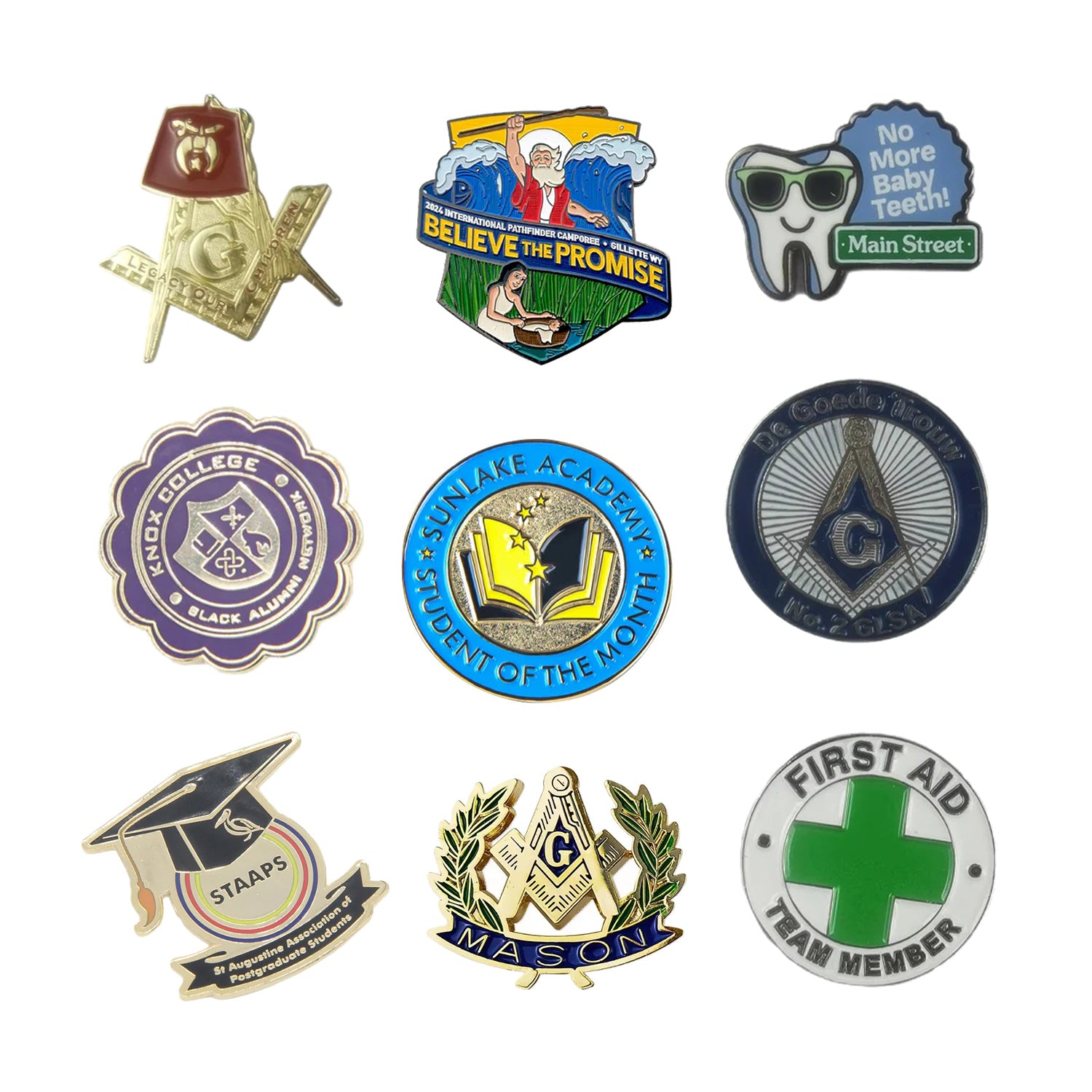 Custom Organization Pins