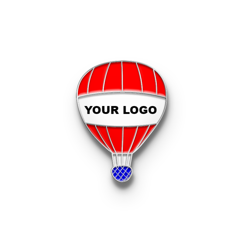 Custom Hot Air Balloon Pins with Your Logo