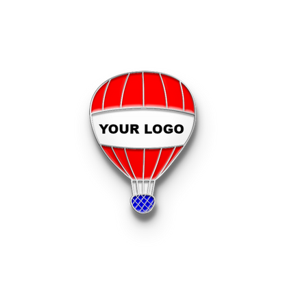 Custom Hot Air Balloon Pins with Your Logo