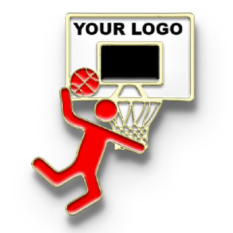 Custom Sport Team Logo Basketball Trading pins