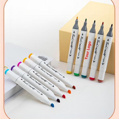 Custom Oil-based double-ended marker pen painting set with your logo