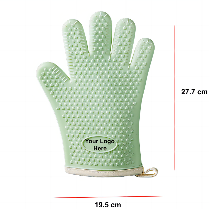 Personalised heat resistant Silicone Oven Gloves