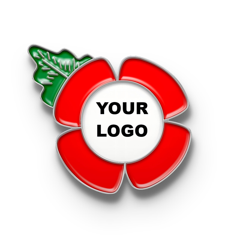 Custom Poppy Badge with Your Logo