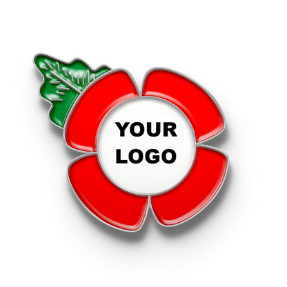 Custom Poppy Badge with Your Logo