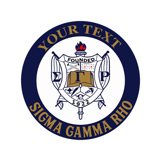 Custom Sigma Gamma Rho Pin with Your Text