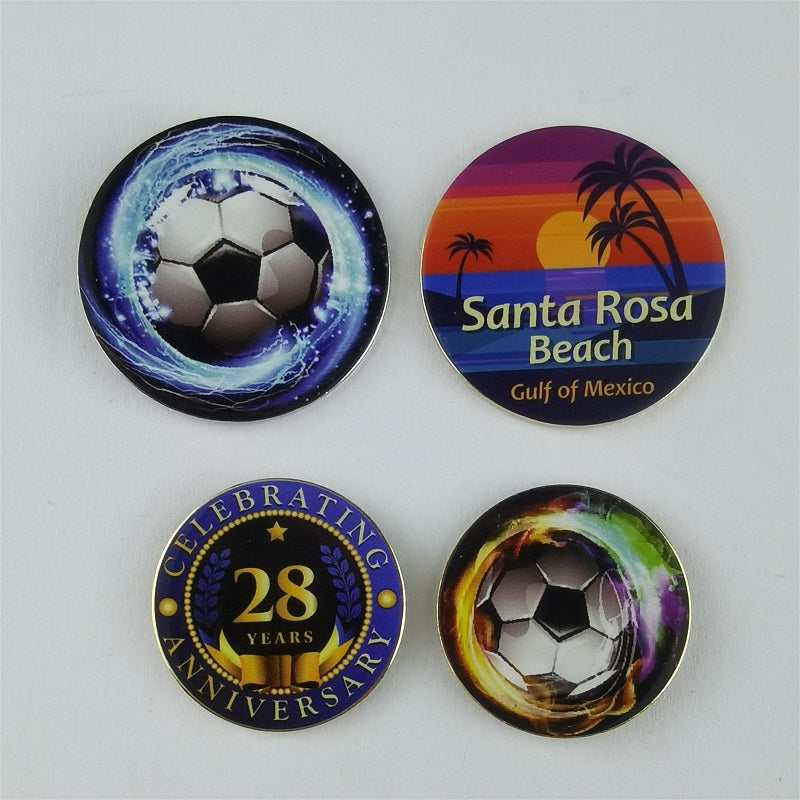 Full Color Custom UV printing Round Pins&Badges