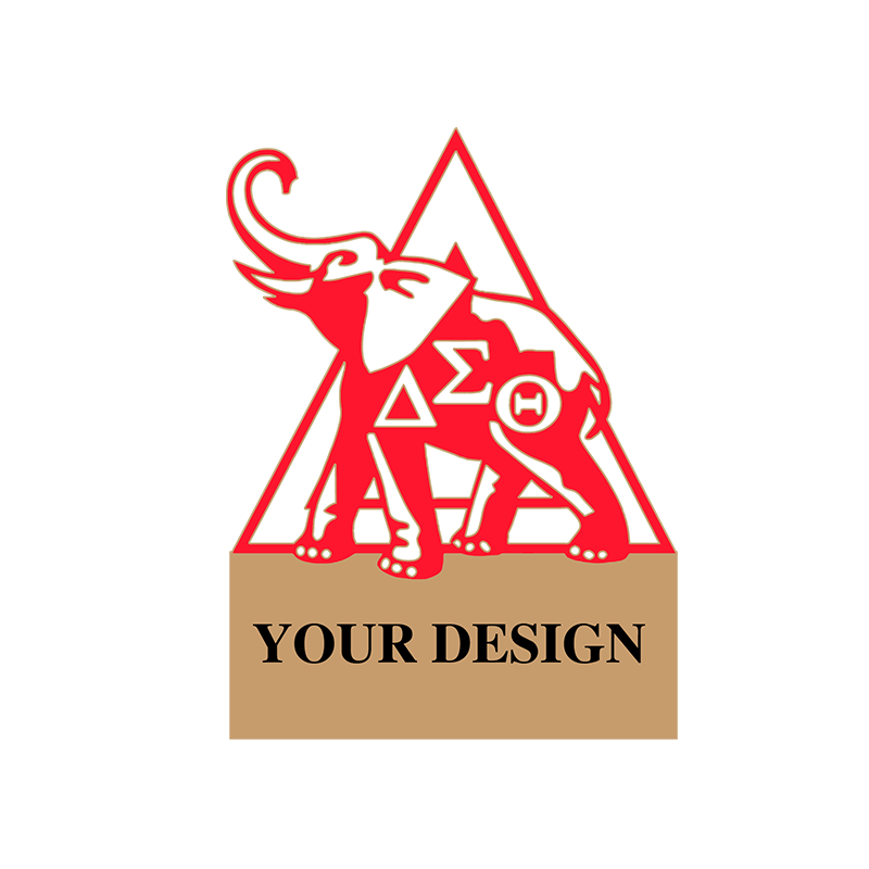 Elephant pin representing Delta Sigma Theta Sorority, Incorporated.