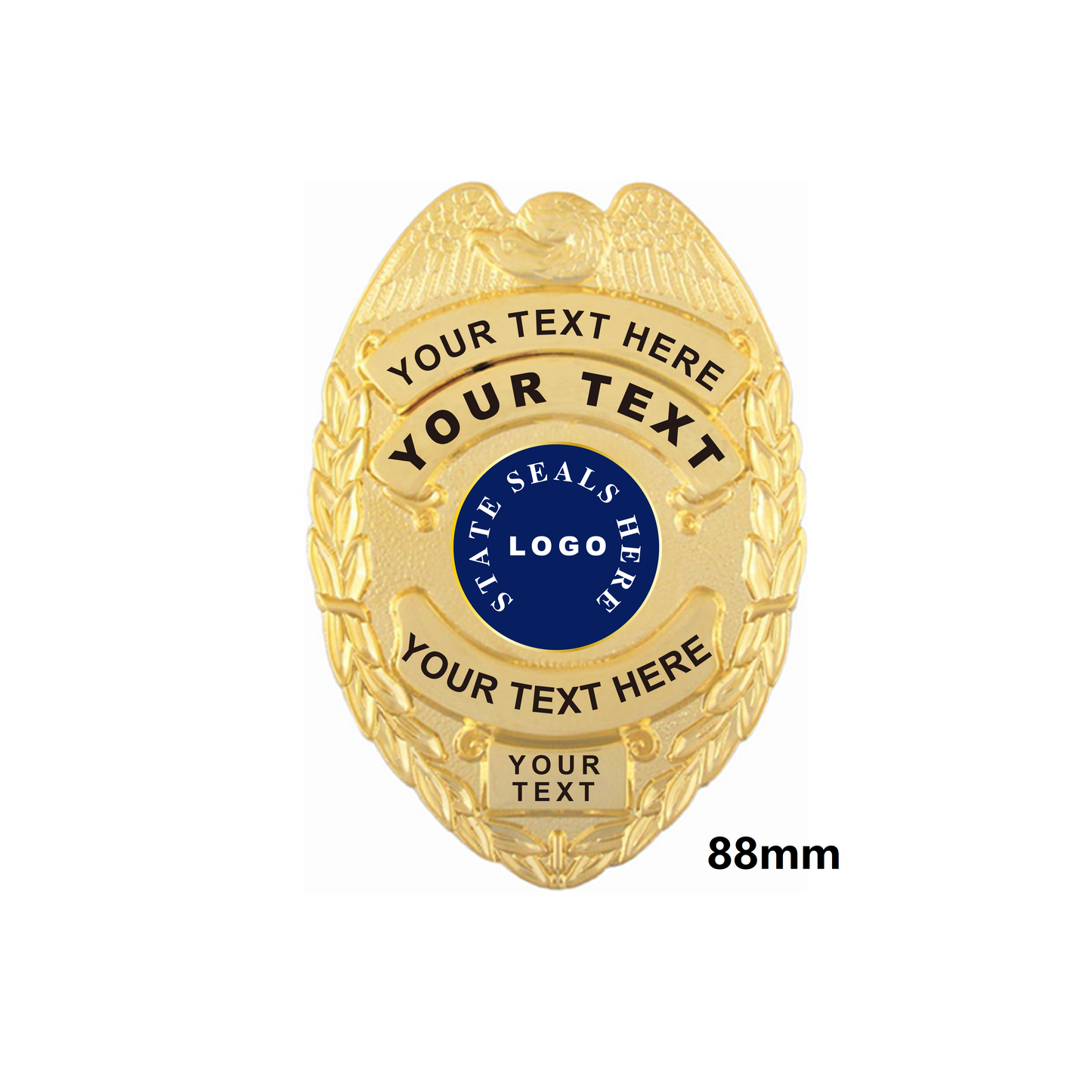 Custom Police badge
