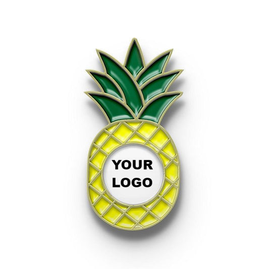 Custom Pineapple Lapel Pins with Your Logo