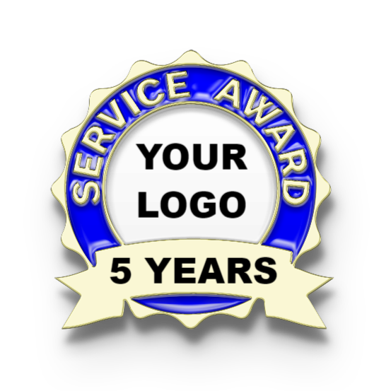 Custom Service Award Pin