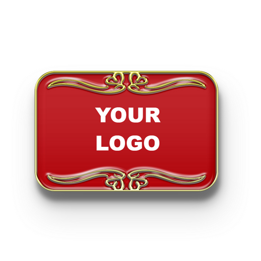 Custom Greeting Card Pin with Your Logo