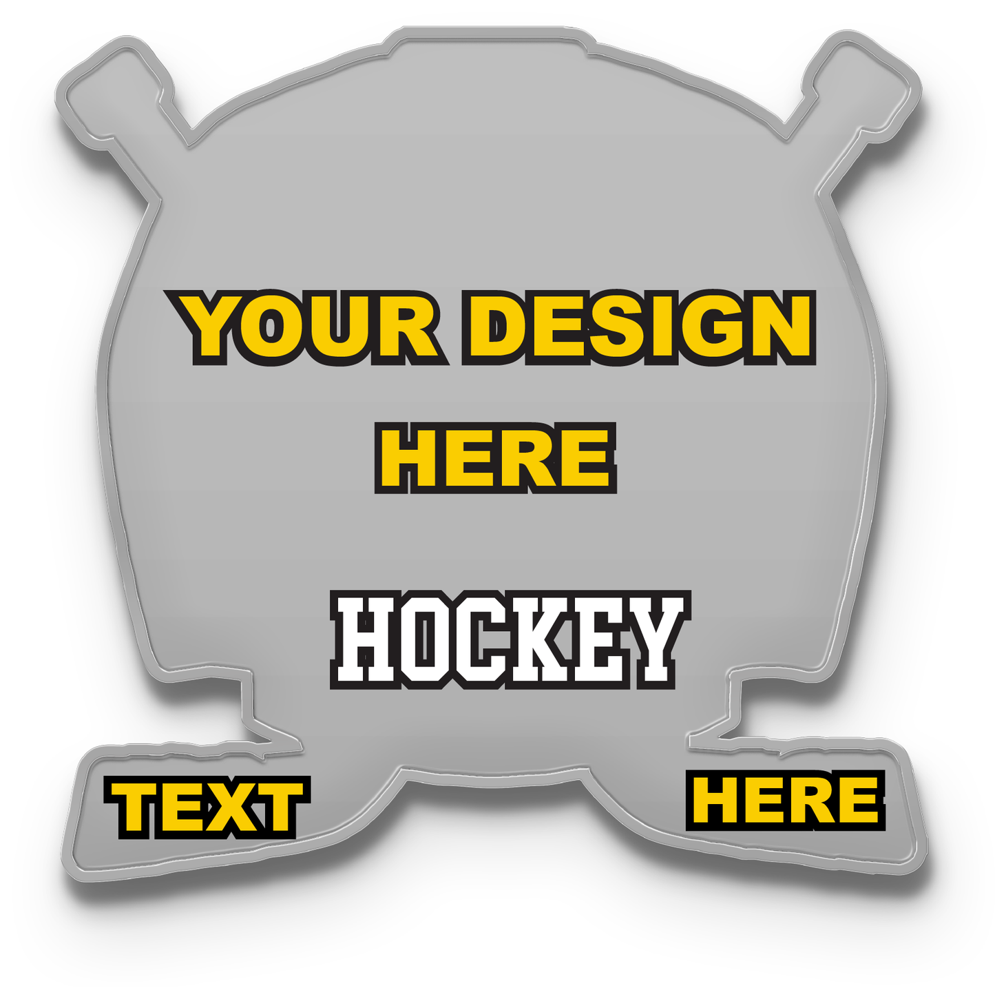 Personalised Sport Team Logo Hockey Trading pins