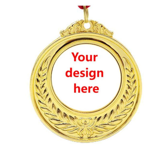 rush custom medals gold 3D