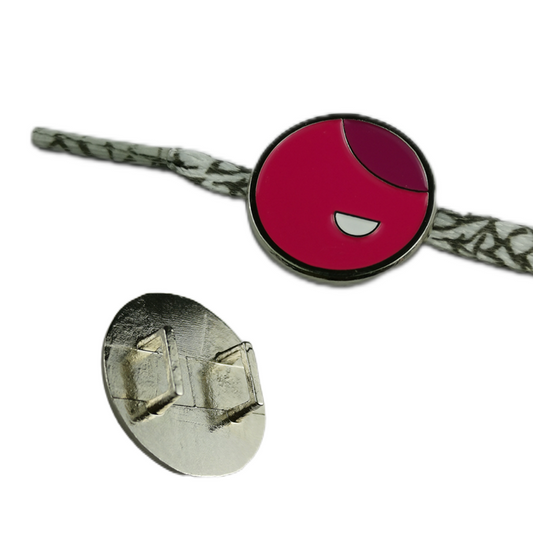 Custom Metal Enamel Shoelace Tag