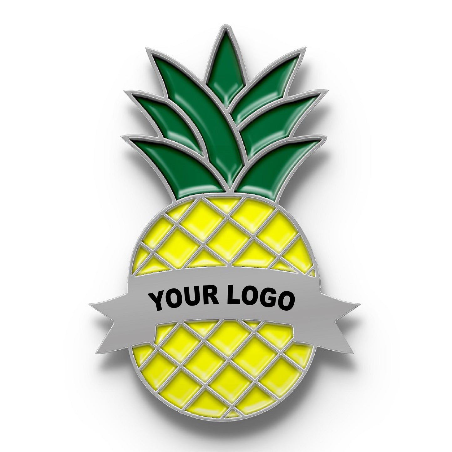 Custom Pineapple Pins with Your Logo