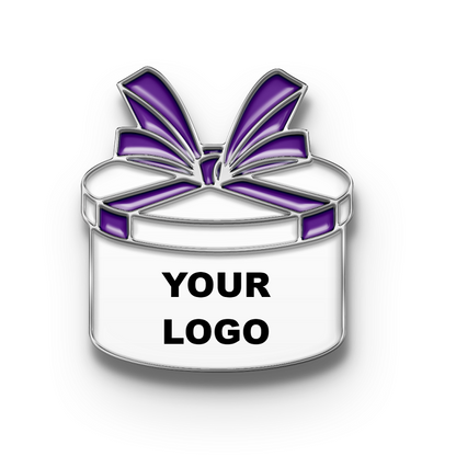 Custom Gift Box Pin with Your Logo for Thanksgiving Day