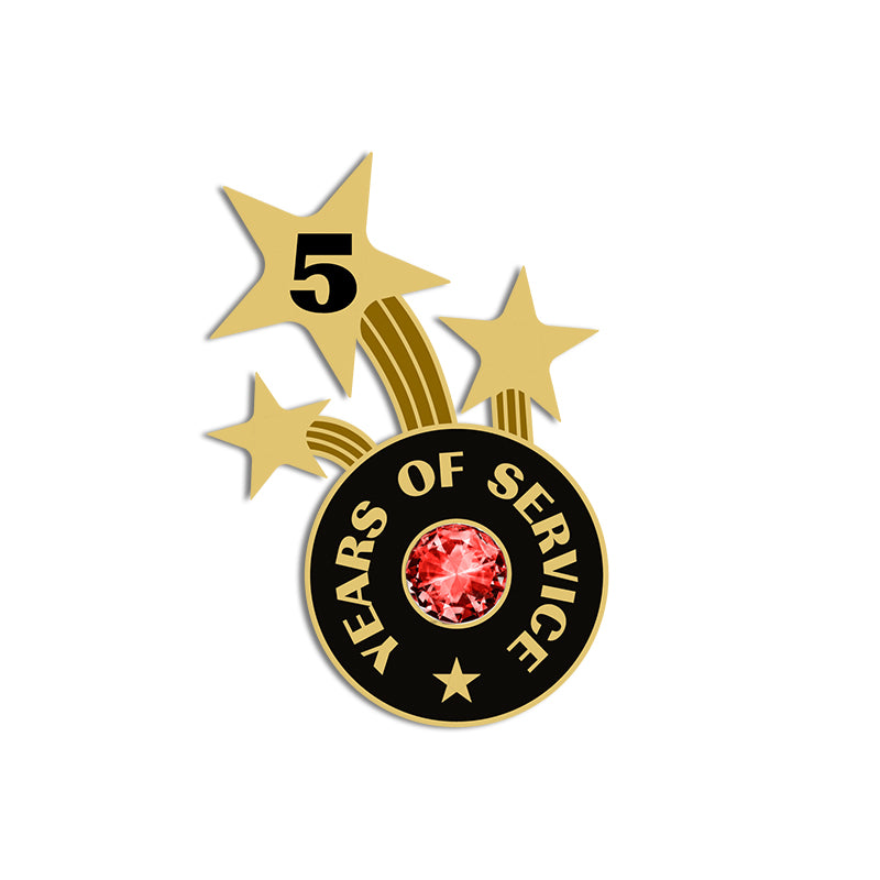 Custom Years Service Pin