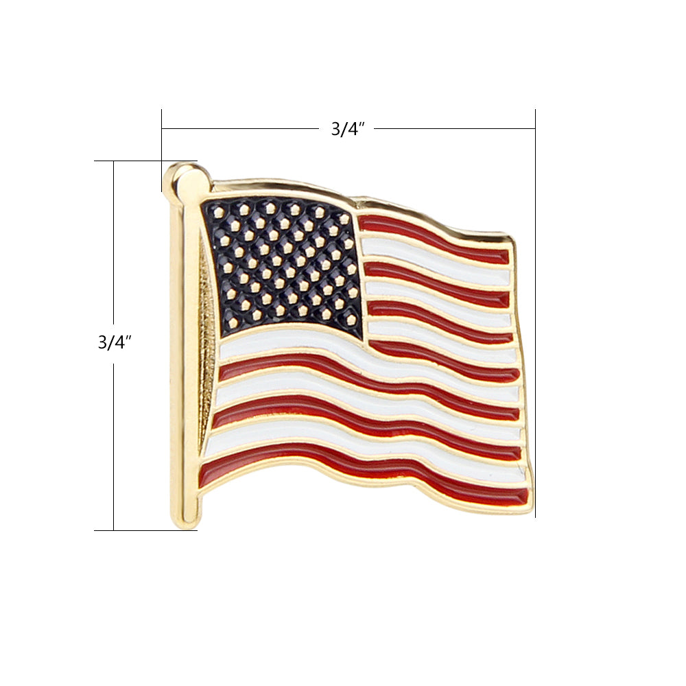 lapel pin us flag