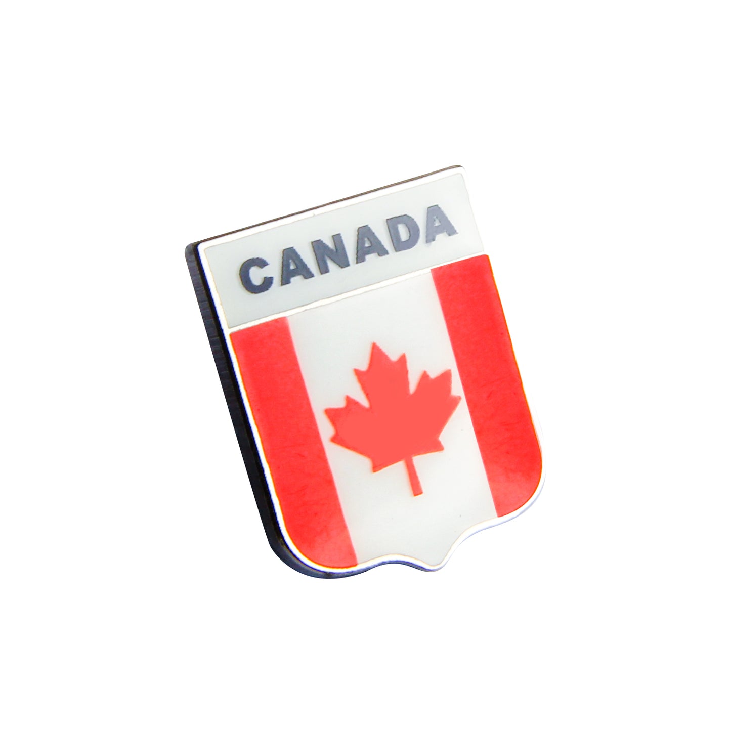 Canadian flag pin design