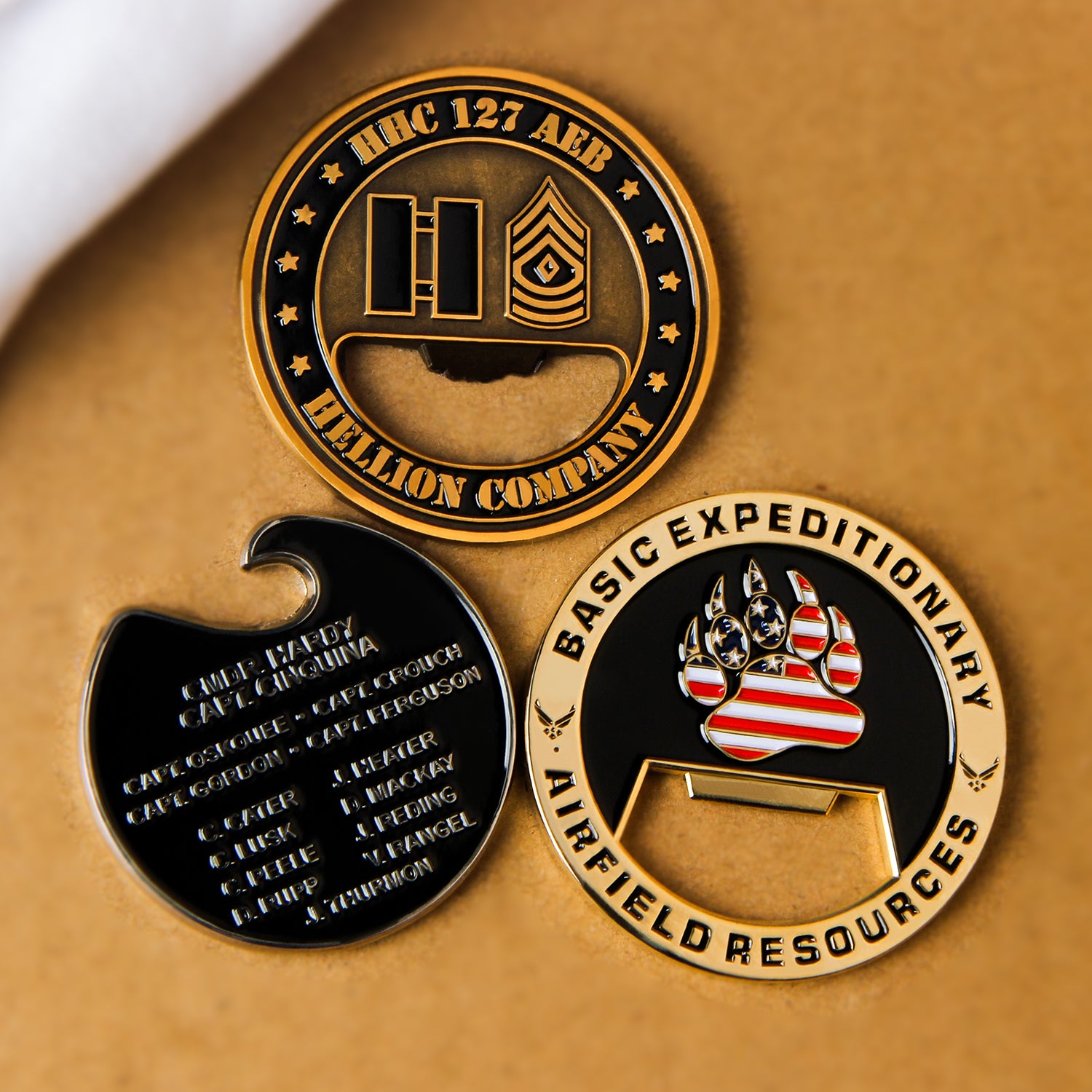 Custom Challange Bottle Opener Coins