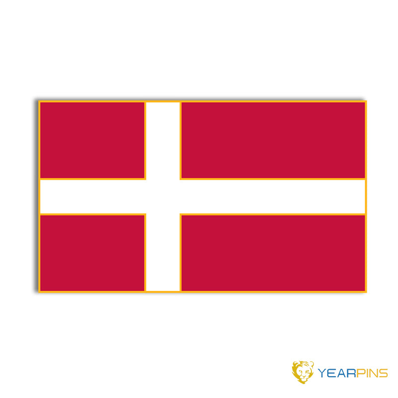 Denmark Flag Enamel Pin