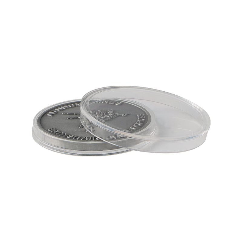 Plastic coin capsules