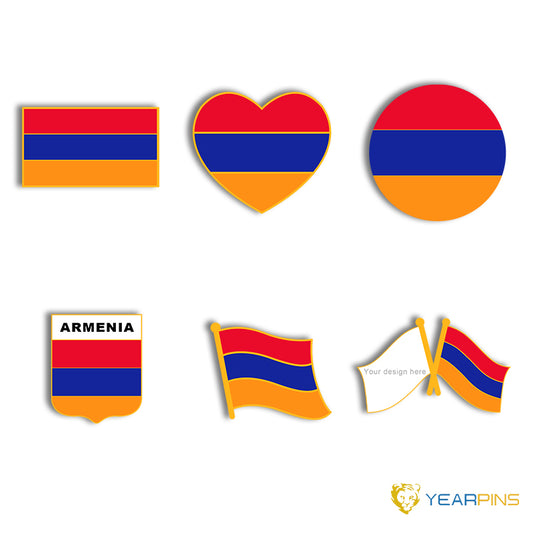 Armenia flag pin