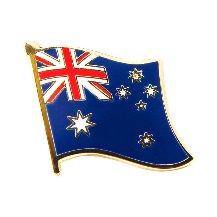 Australian Flag Pin-waving flag