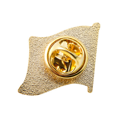 Australian Flag Pin-waving flag back
