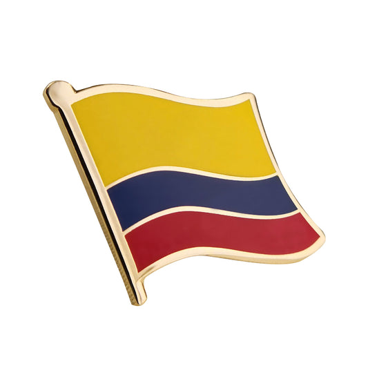 Anstecknadeln mit harter Emaille-Columbia-Flagge 