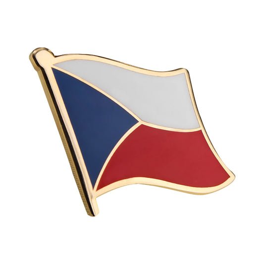 Anstecknadeln mit hart emaillierter Flagge der Tschechischen Republik 