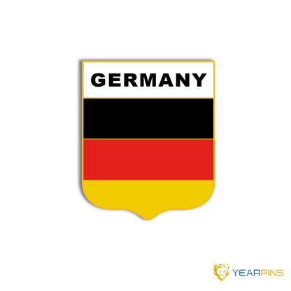 Deutschland Flagge Emaille Pin 