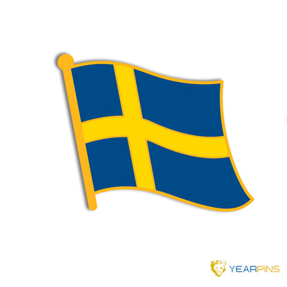 Sweden Flag Enamel Pin